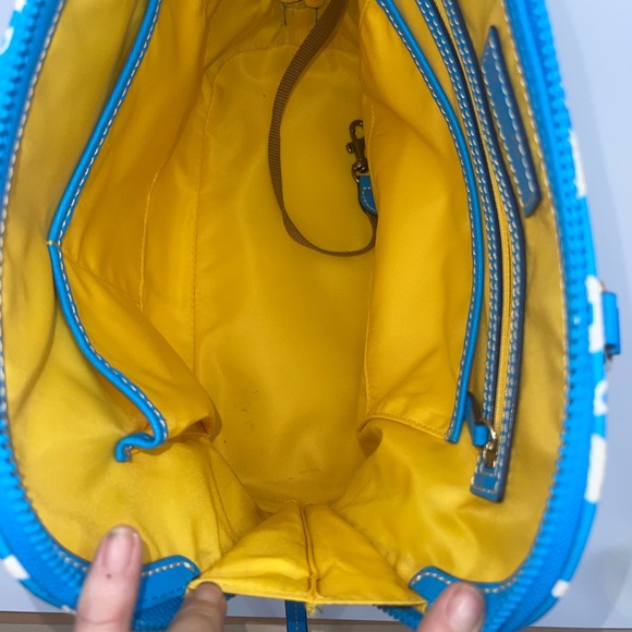 🏝️Rare HTF Dooney & Bourke Turquoise Zip zip satchel bag & wallet set!🏝️ - Picture 10 of 10